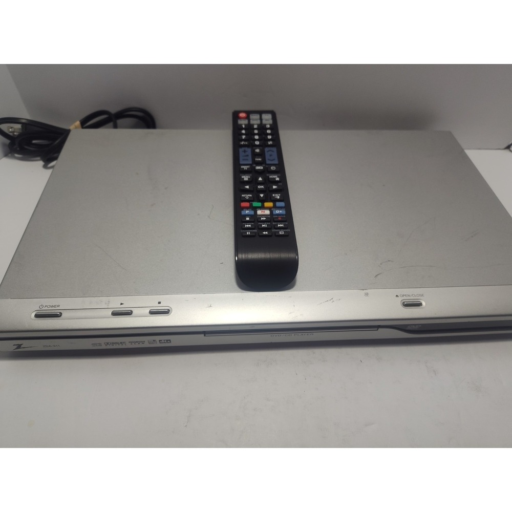 Zenith zda311 Progressive Scan DVD/CD Player w/Remote Tested and Working!